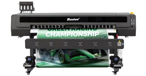 宝斯威1.9米双头写真打印机 JW-1932